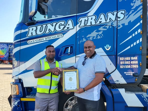 Runga Trans Driver Competency Award